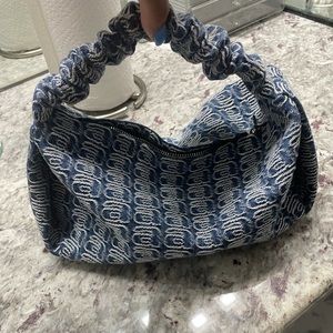 Alexander want denim bag